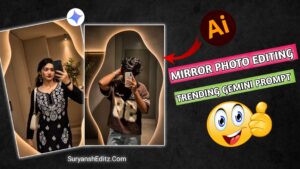 Golden Sunlight Mirror Selfie AI Photo Editing Prompt Link 2026