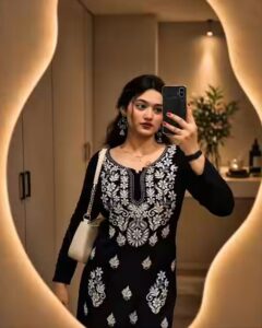 Golden Sunlight Mirror Selfie AI Photo
